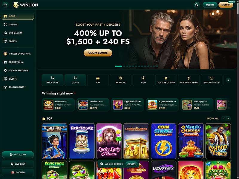 Experience the Thrill of Free Spins Canada WinLion Experience the Thrill of Free Spins Canada WinLion